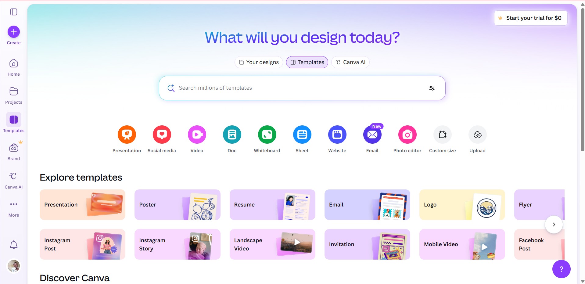 Canva design example